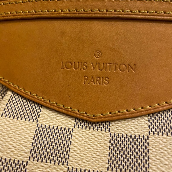 🎈SOLD🎈LOUIS VUITTON Siracusa PM  Azur Damier - Picture 4 of 10